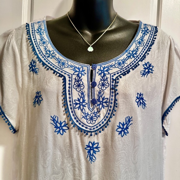 Anthropologie Sunny Girl Boho Top Size XL - Picture 2 of 7